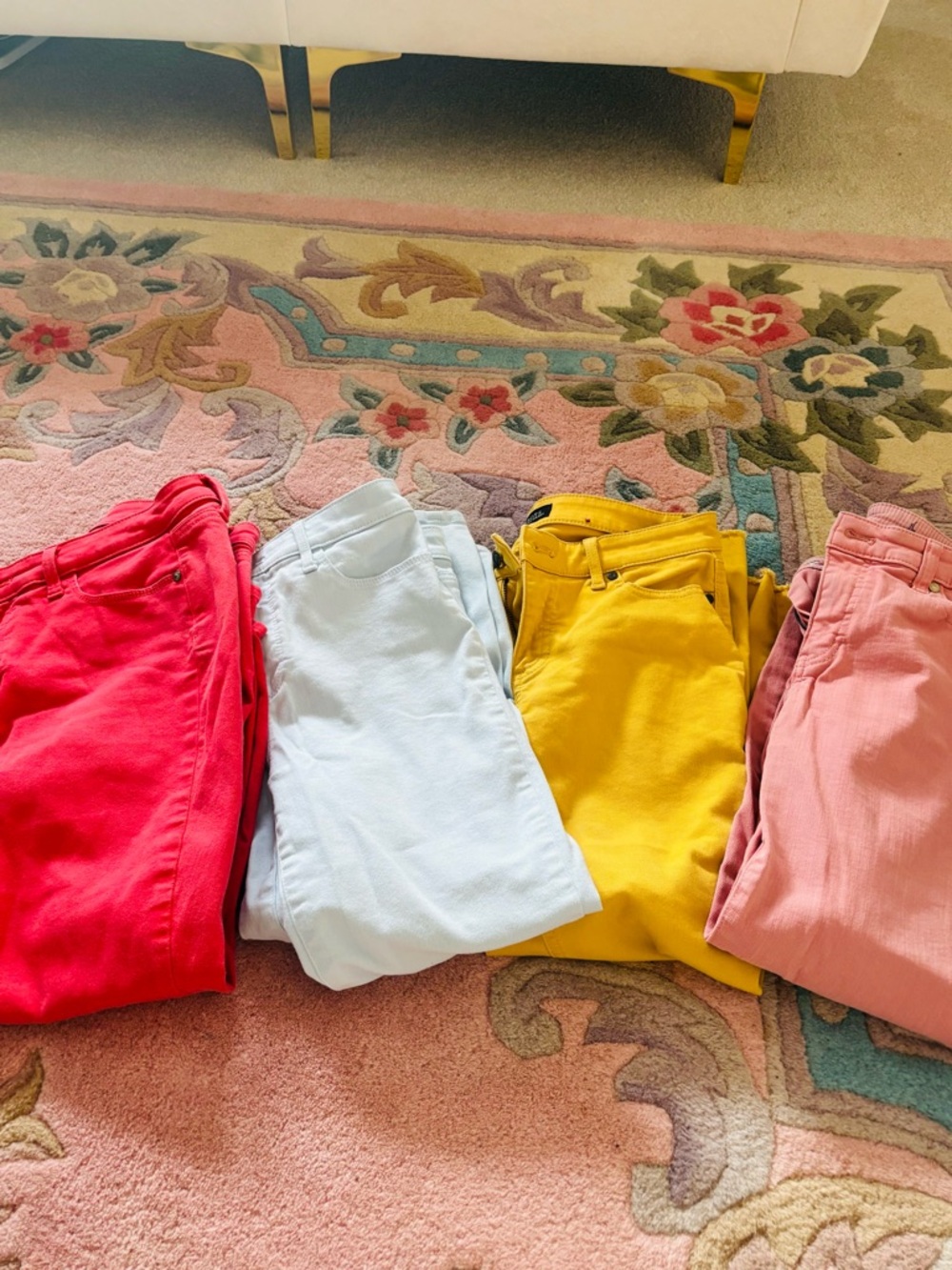 Women’s Bright Yellow Jeans - Casual Slim Fit